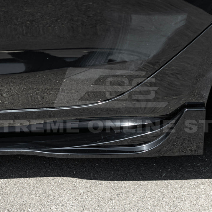 2024-Up Tesla Model 3 Performance Style Side Skirts Rocker Panel Pair