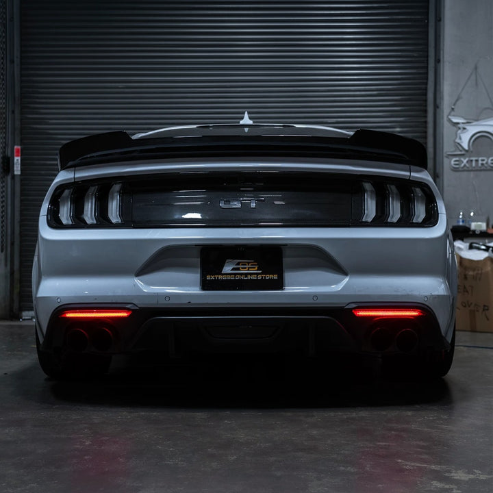 2018-23 Ford Mustang S550 | Rear Bumper Red LED Reflector Light Set