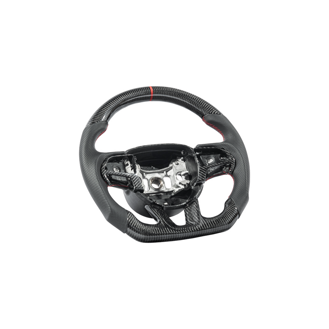 2015-23 Challenger Carbon Fiber Peforated Leather Steering Wheel