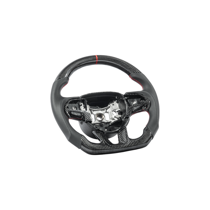 2015-23 Challenger Carbon Fiber Peforated Leather Steering Wheel