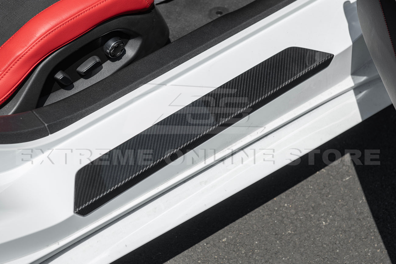 Corvette C8 Side Door Sill Plate Strip Covers