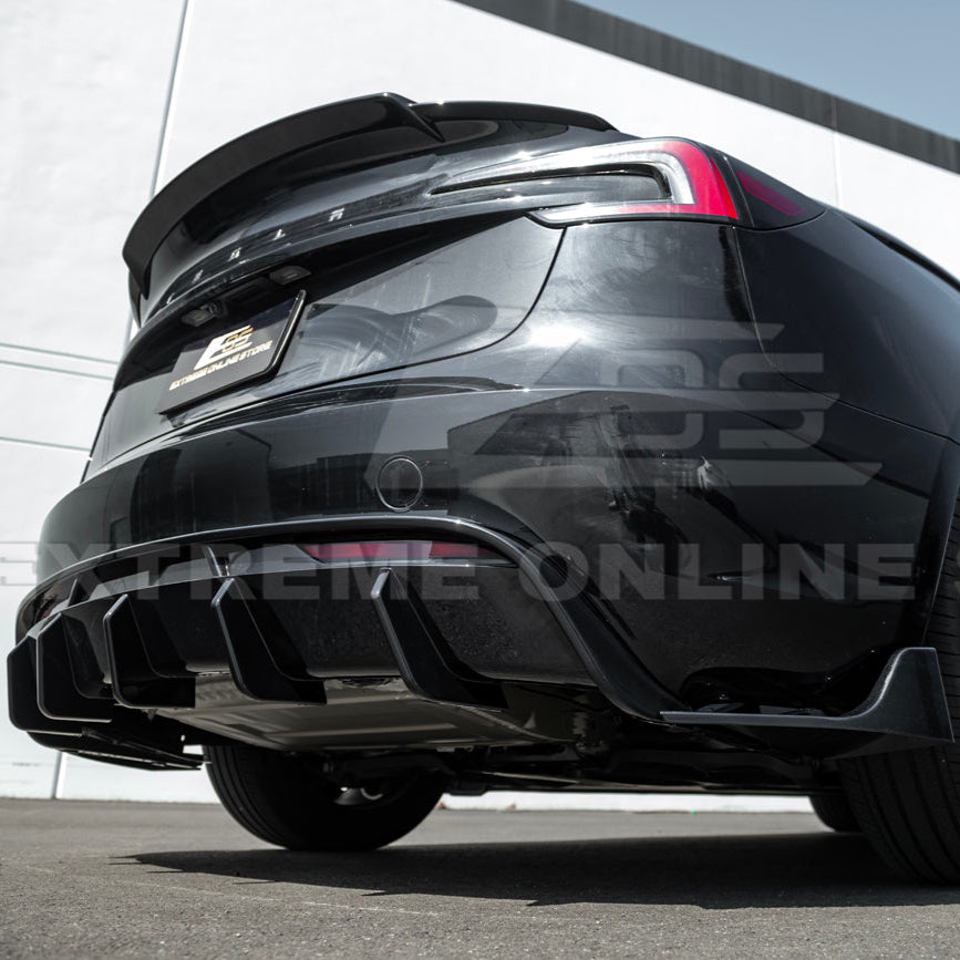 2024-Up Tesla Model 3 Performance Style Rear Bumper Diffuser Lip