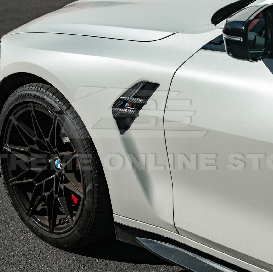 2021-Up BMW G82 G83 M4 Factory Replacement CARBON FIBER Side Fender Vent Covers