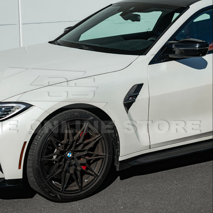 2021-Up BMW G82 G83 M4 Factory Replacement CARBON FIBER Side Fender Vent Covers