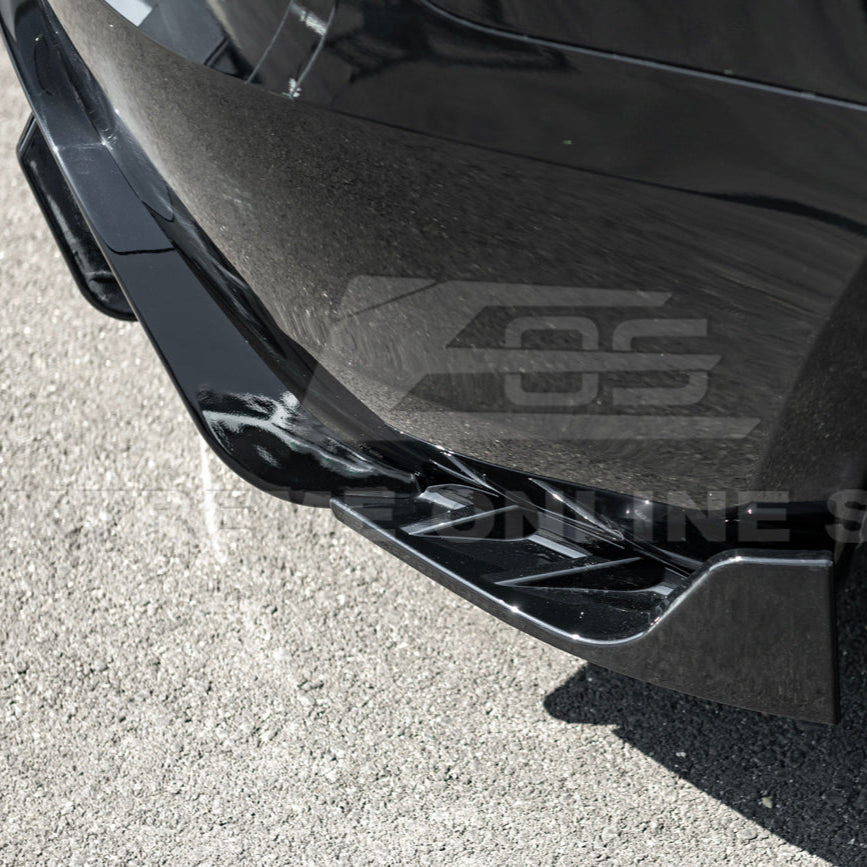 2024-Up Tesla Model 3 Performance Style Rear Bumper Diffuser Lip