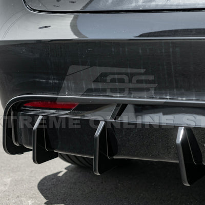 2024-Up Tesla Model 3 Rear Bumper Diffuser Lip