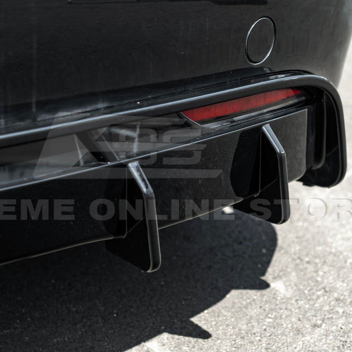 2024-Up Tesla Model 3 Performance Style Rear Bumper Diffuser Lip