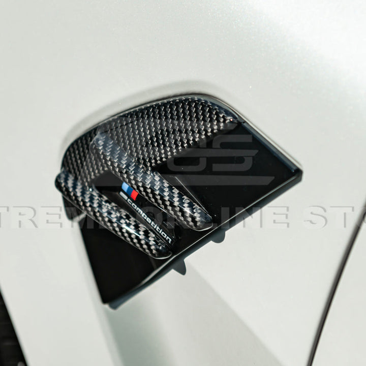 2021-Up BMW G82 G83 M4 Factory Replacement CARBON FIBER Side Fender Vent Covers