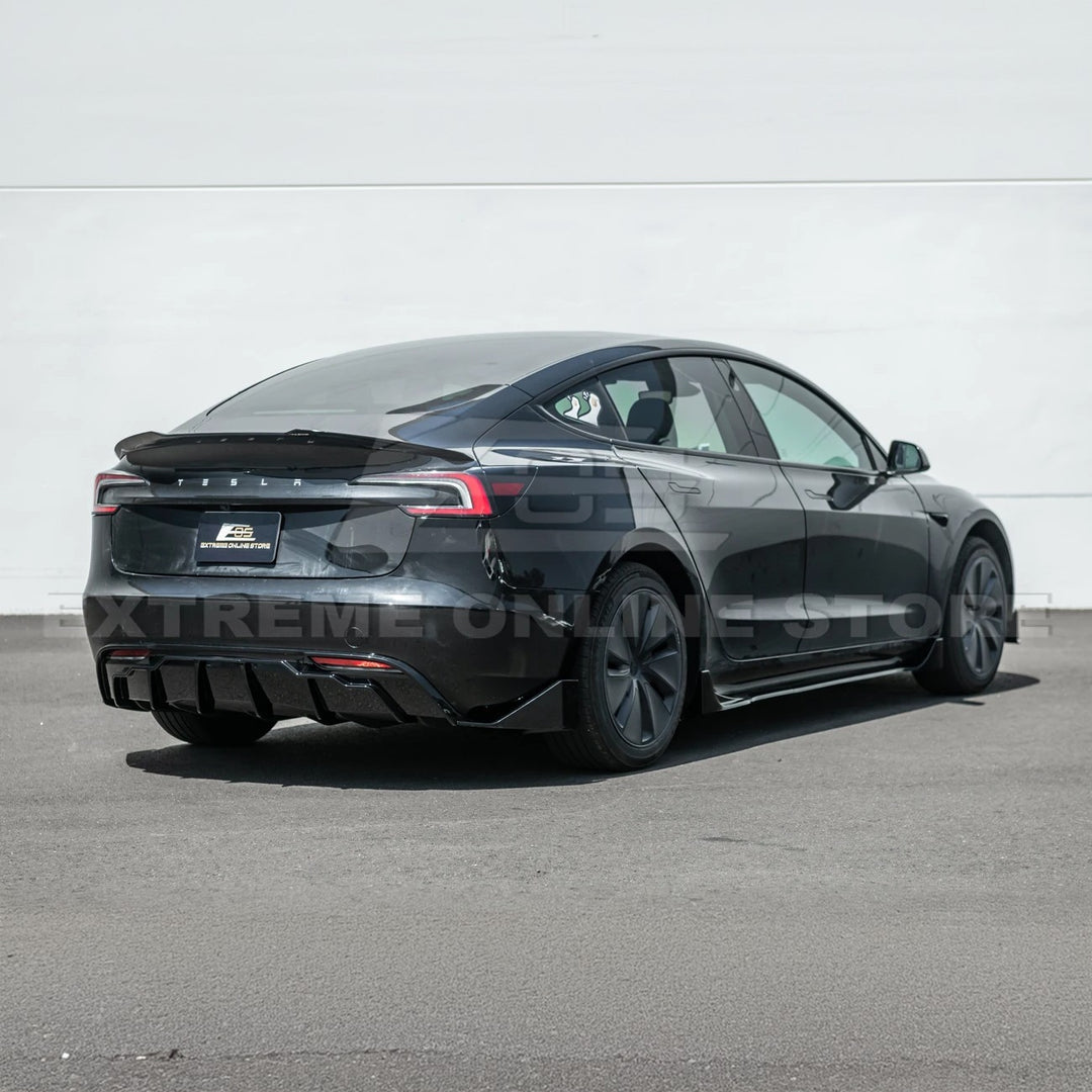 2024-Up Tesla Model 3 Track Style Rear Trunk Wing Spoiler