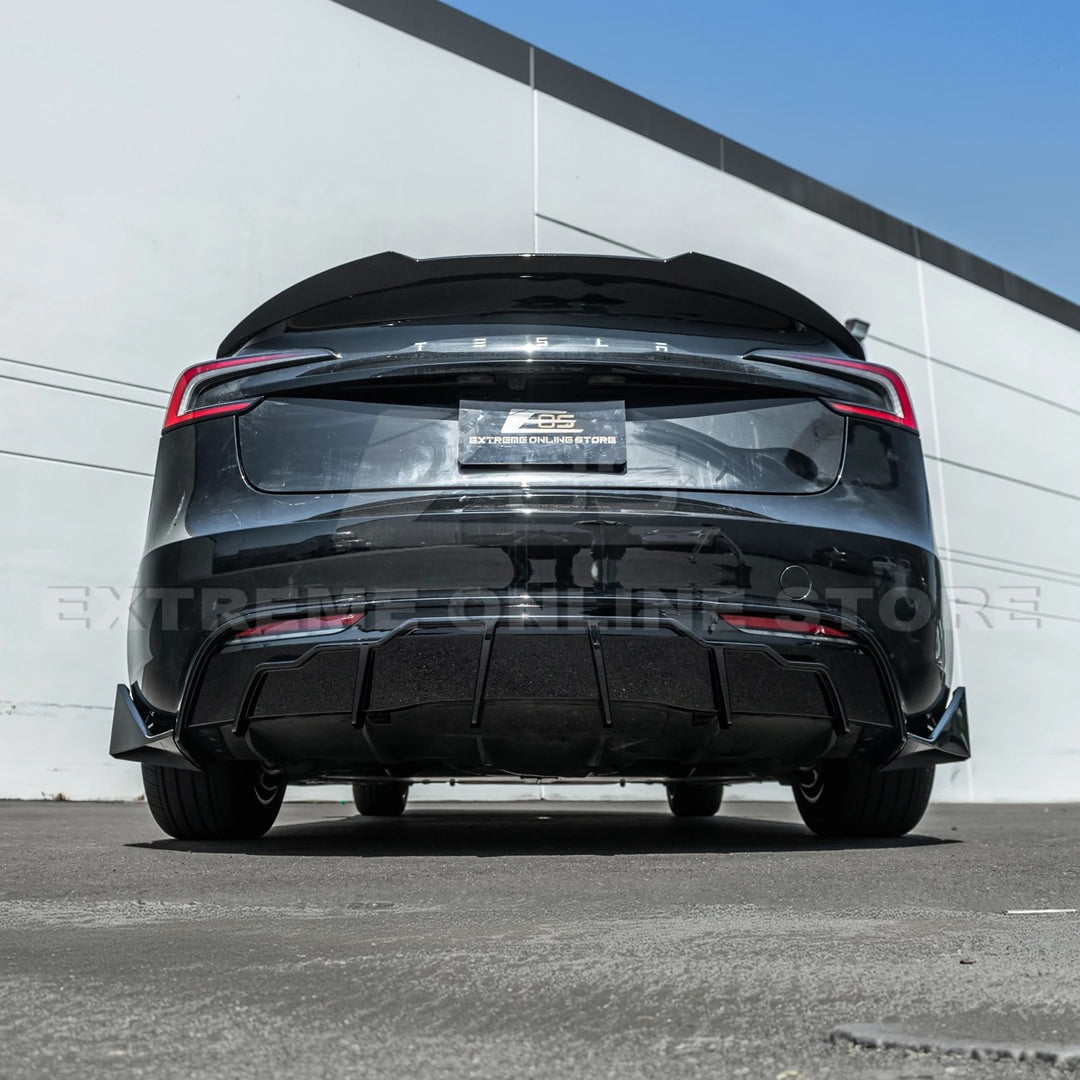2024-Up Tesla Model 3 Track Style Rear Bumper Diffuser Lip