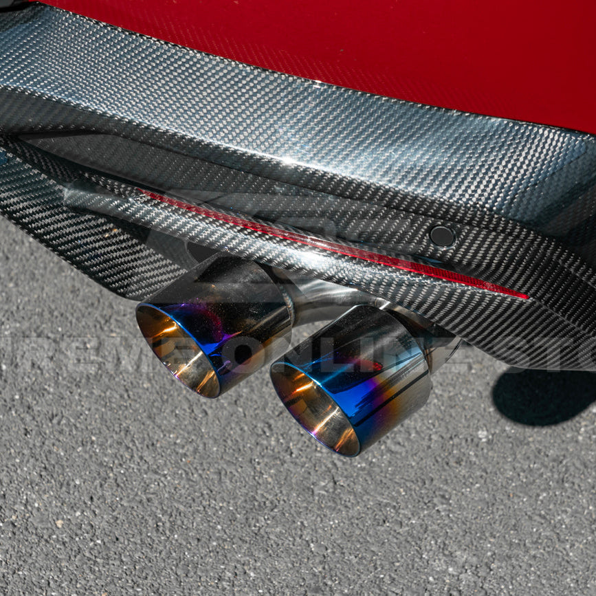 2024+ Ford Mustang V2 Package Carbon Fiber Rear Bumper Diffuser