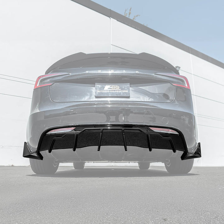 2024-Up Tesla Model 3 Track Style Rear Bumper Diffuser Lip
