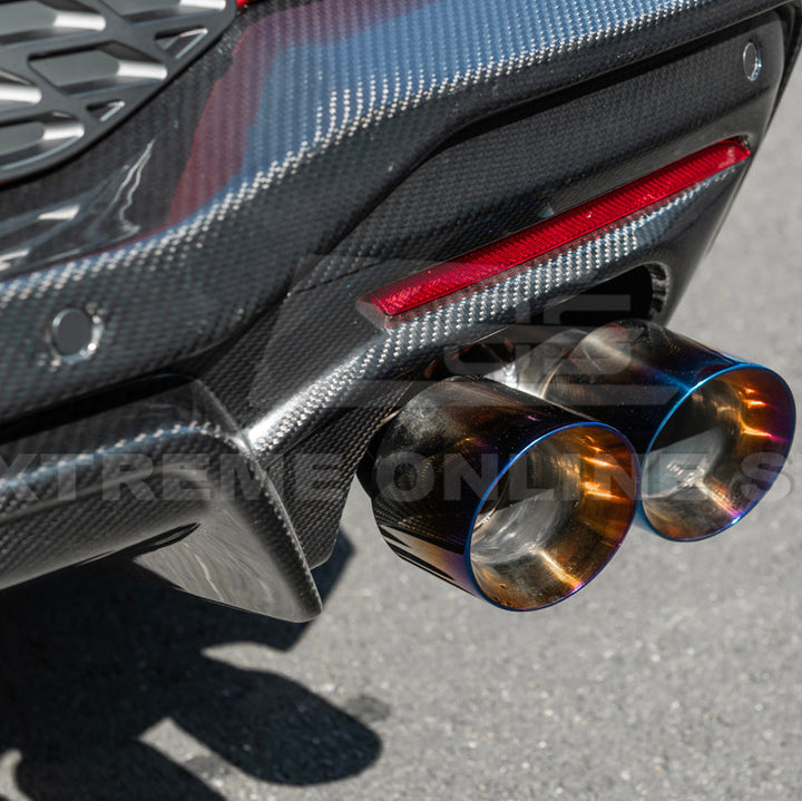2024+ Ford Mustang V2 Package Carbon Fiber Rear Bumper Diffuser