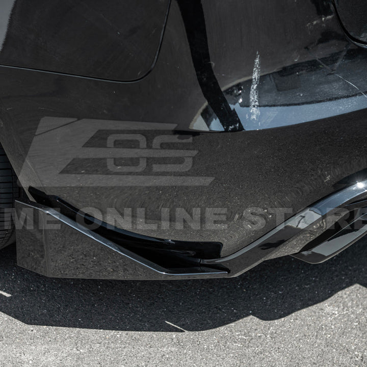 2024-Up Tesla Model 3 Track Style Rear Bumper Diffuser Lip
