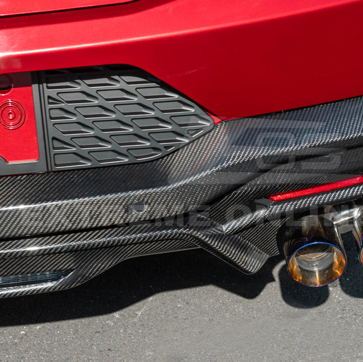 2024+ Ford Mustang V2 Package Carbon Fiber Rear Bumper Diffuser