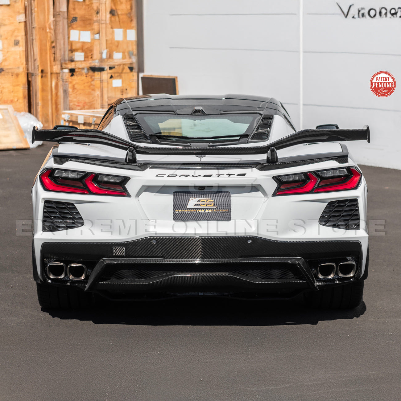 Corvette C8 Z06 Conversion Rear High Wing