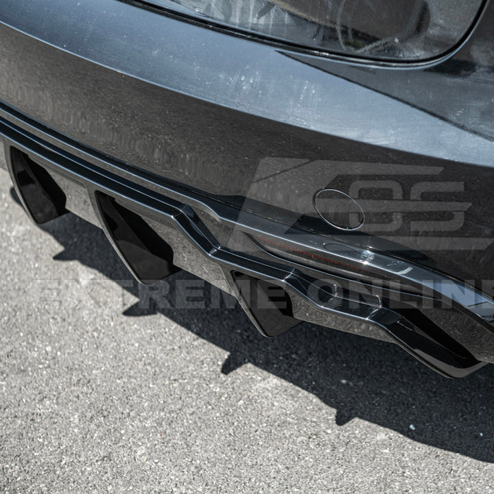 2024-Up Tesla Model 3 Track Style Rear Bumper Diffuser Lip