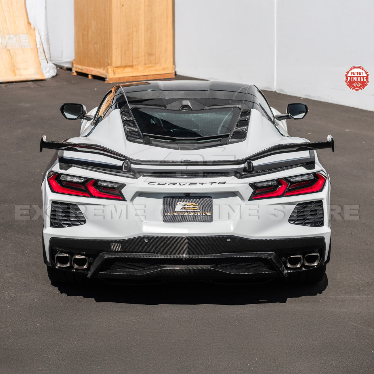 Corvette C8 Z06 Conversion Rear High Wing