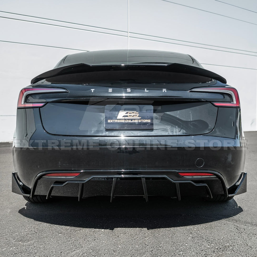 2024-Up Tesla Model 3 Track Style Rear Trunk Wing Spoiler