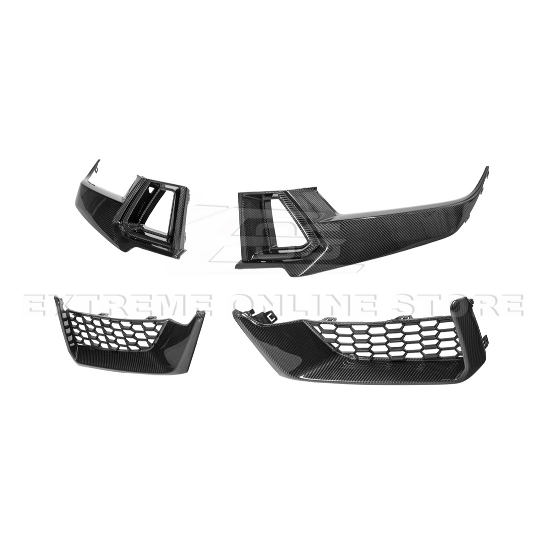 2024+ Ford Mustang Dark Horse DRY CARBON FIBER Front Grille Insert