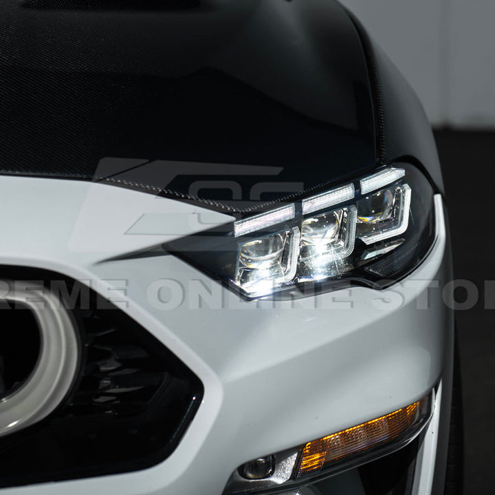 2018-23 Ford Mustang | S650 LED DRL Sequential Signal Projector Headlights