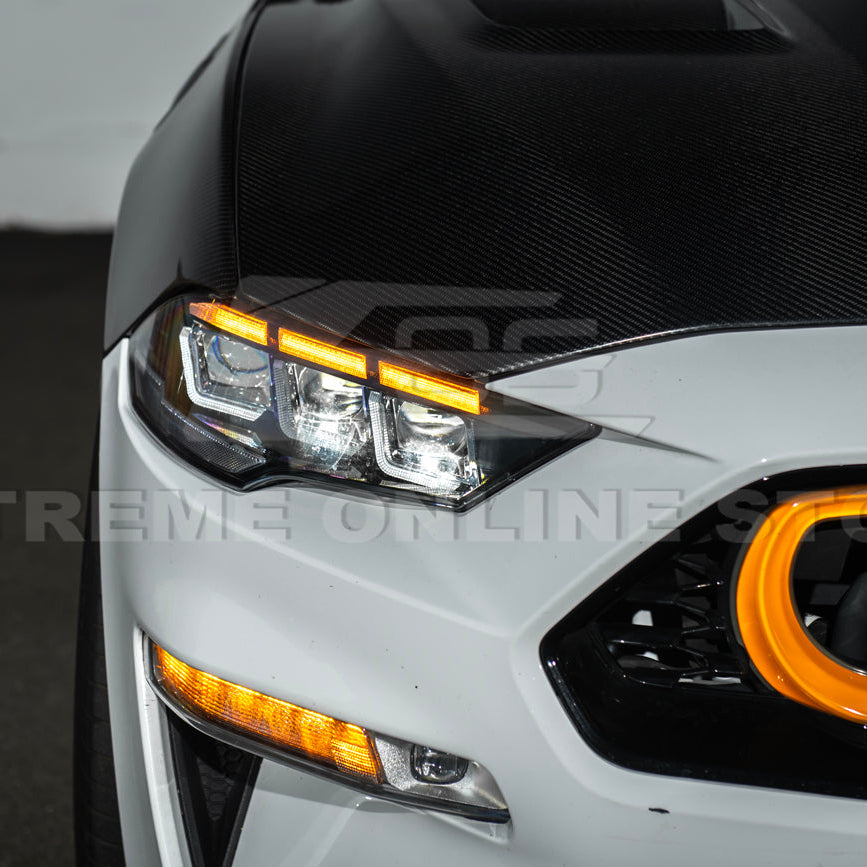 2018-23 Ford Mustang | S650 LED DRL Sequential Signal Projector Headlights