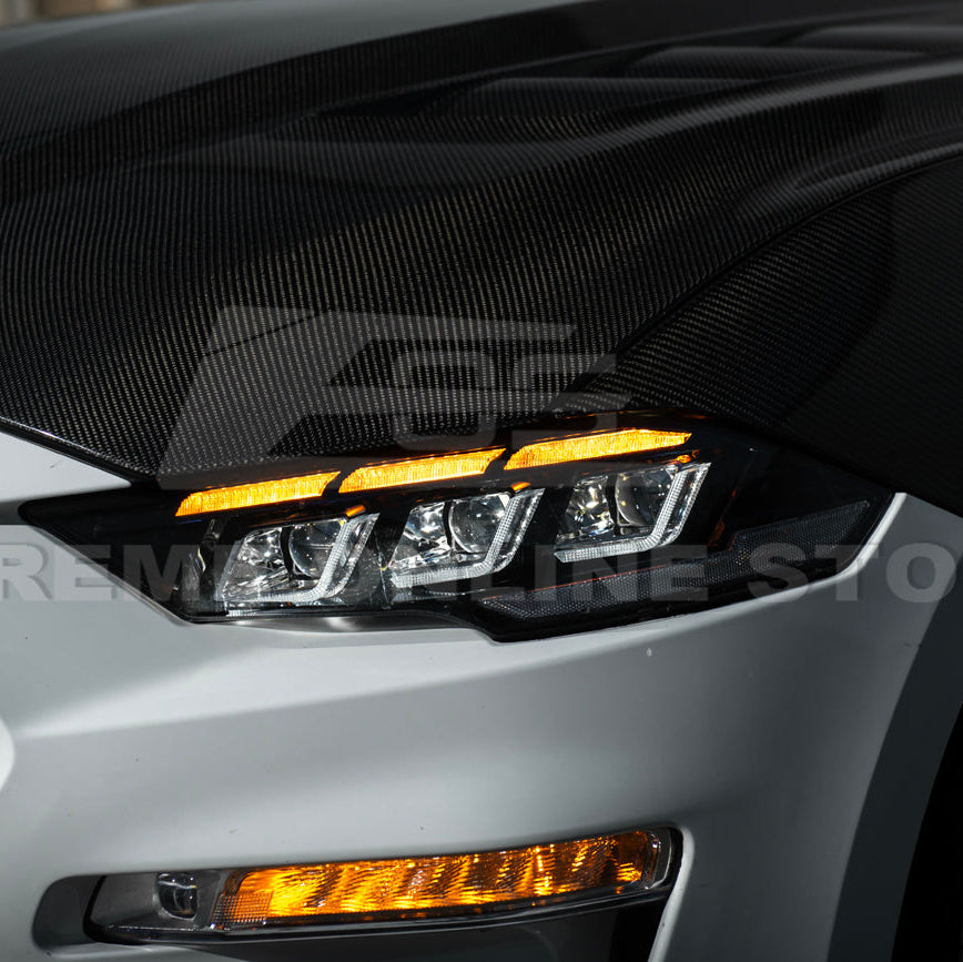 2018-23 Ford Mustang | S650 LED DRL Sequential Signal Projector Headlights