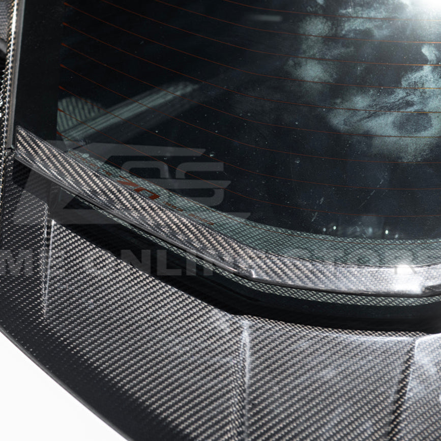 Chevrolet Corvette C8 DRY CARBON FIBER Rear Window Hatch Deck Lid Spoiler