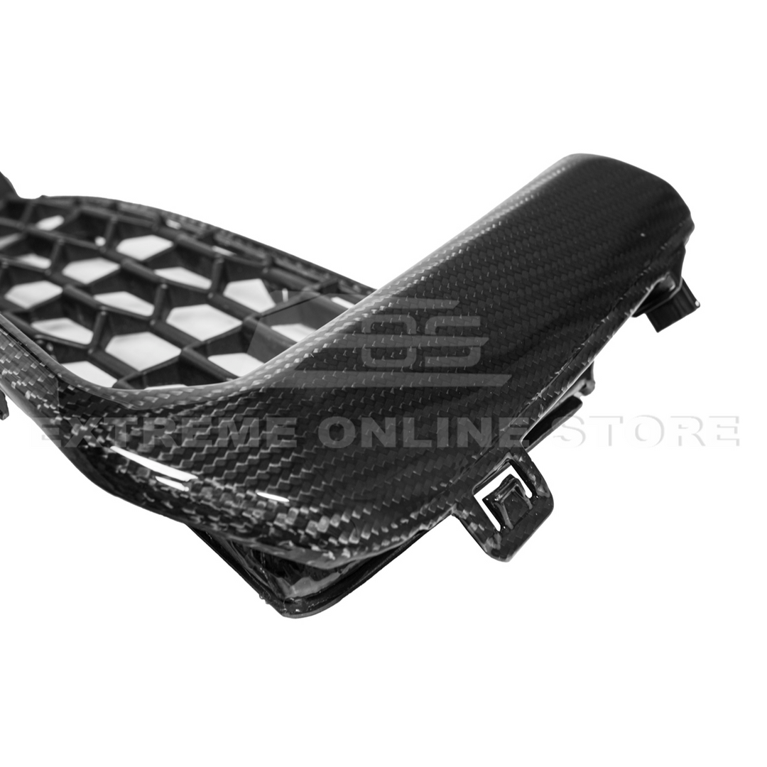 2024+ Ford Mustang Dark Horse DRY CARBON FIBER Front Grille Insert