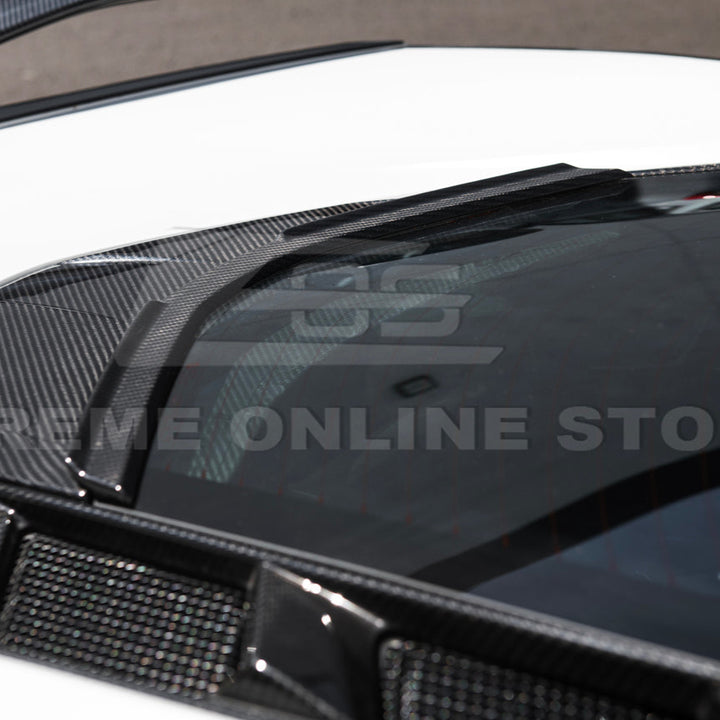 Chevrolet Corvette C8 DRY CARBON FIBER Rear Window Hatch Deck Lid Spoiler
