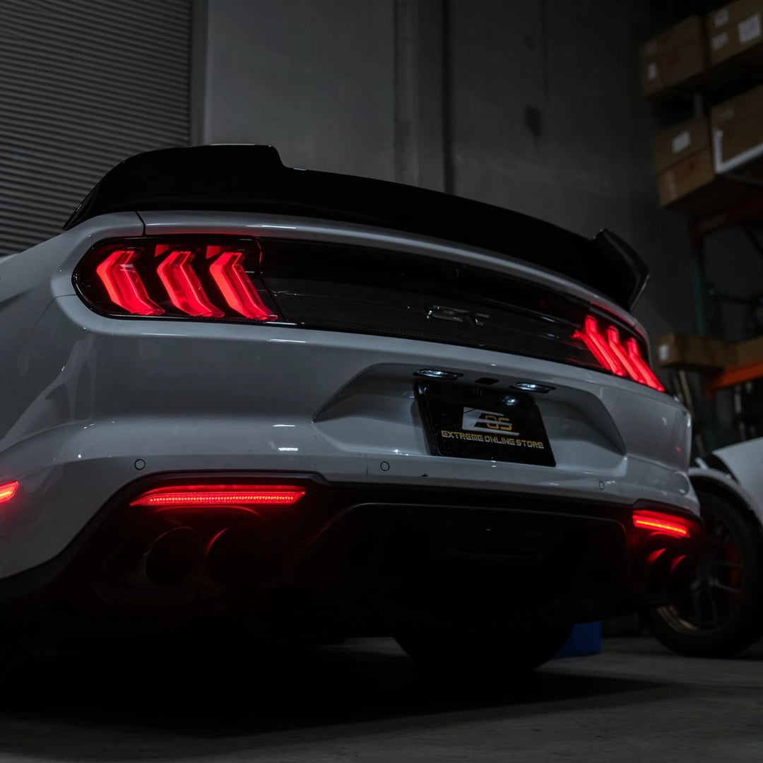 2018-23 Ford Mustang S550 | Rear Bumper Red LED Reflector Light Set