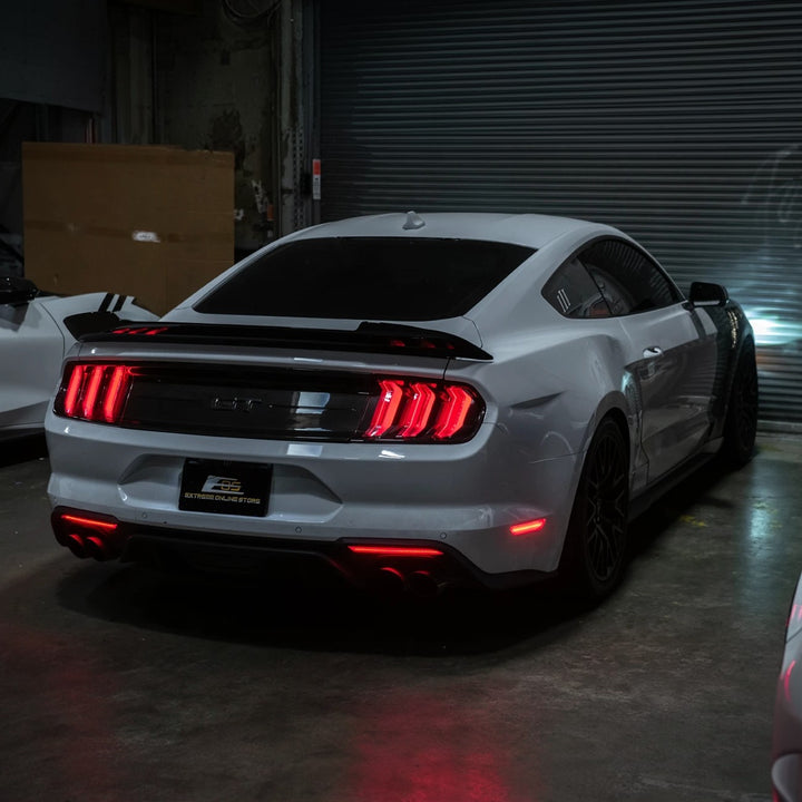 2018-23 Ford Mustang S550 | Rear Bumper Red LED Reflector Light Set