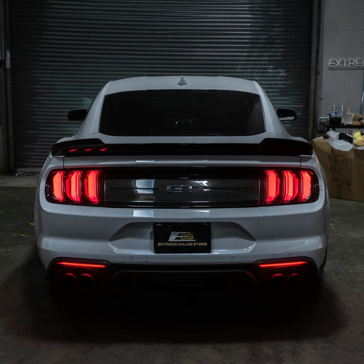 2018-23 Ford Mustang S550 | Rear Bumper Red LED Reflector Light Set