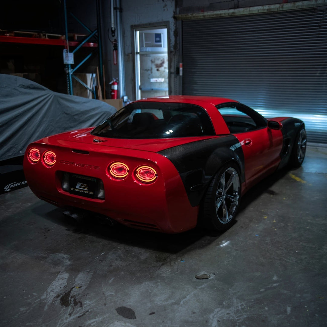 1997-04 Corvette C5 Infinity Style LED Tail Lights (PRE-SALE)