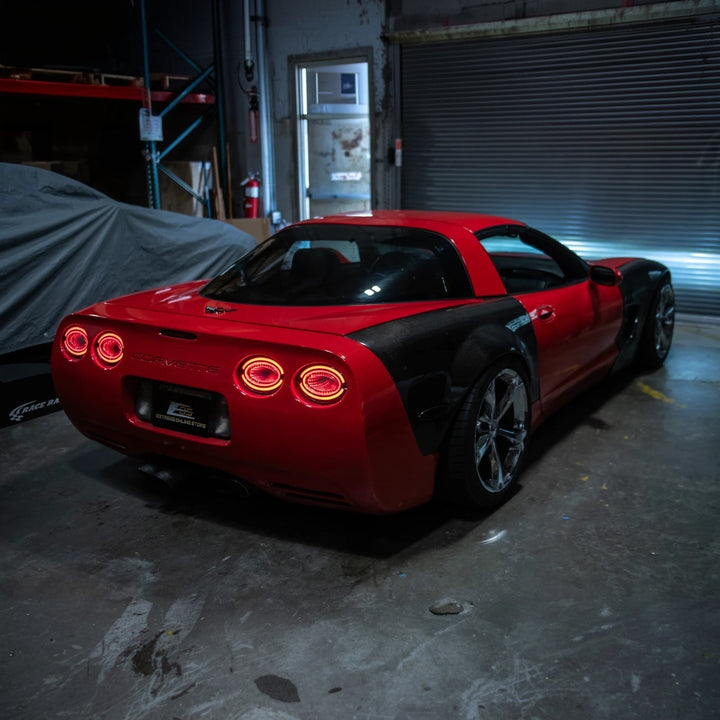 1997-04 Corvette C5 Infinity Style LED Tail Lights (PRE-SALE)