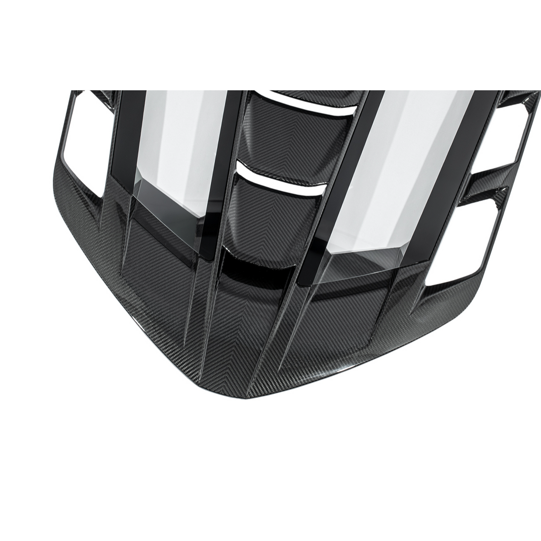 2020-Present Corvette C8 Coupe | C8 ZR1 Style Dry Carbon Fiber Rear Hatch Louver