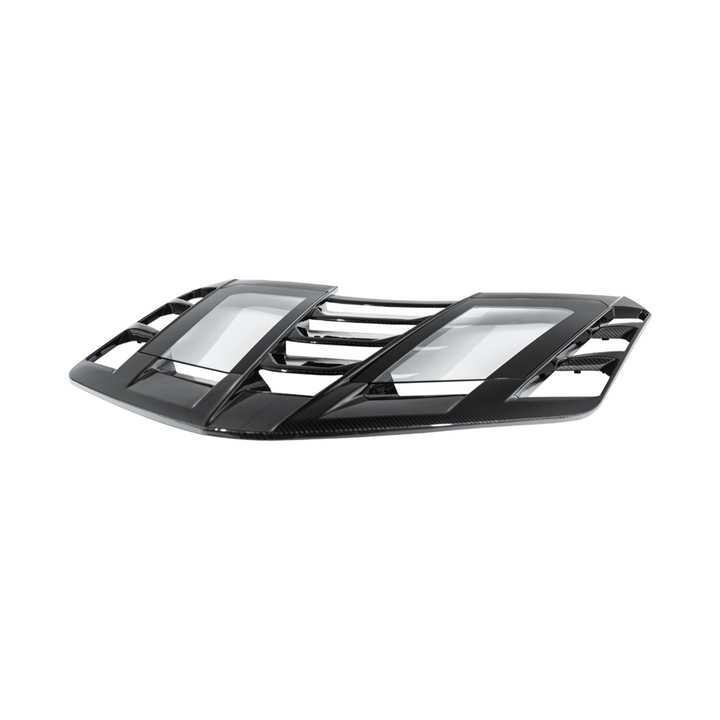 2020-Present Corvette C8 Coupe | C8 ZR1 Style Dry Carbon Fiber Rear Hatch Louver