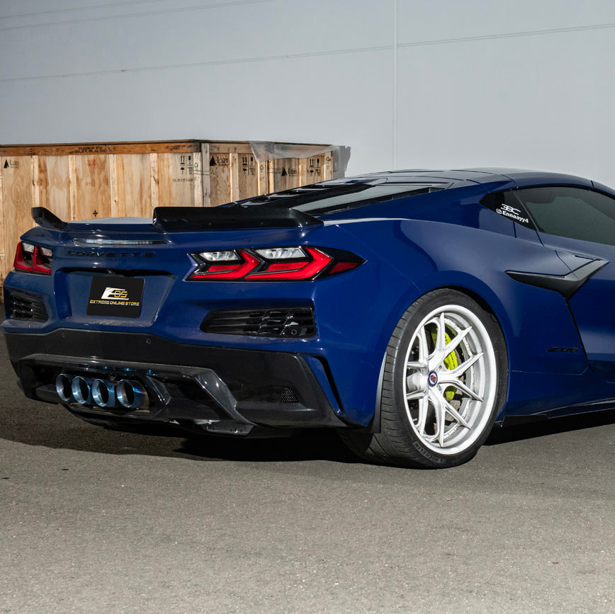 Corvette C8 Z06 Extended V2 Rear Mud Flaps Splash Guards