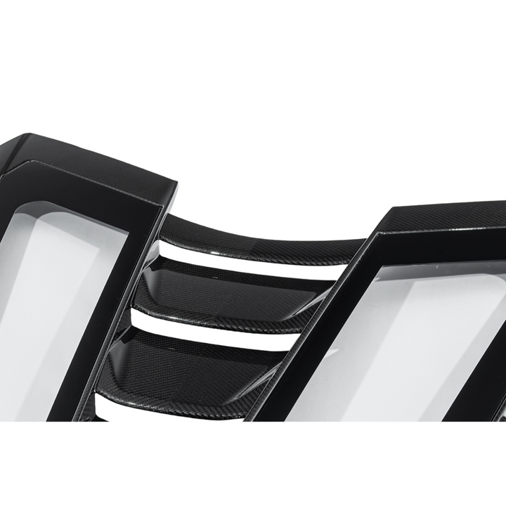 2020-Present Corvette C8 Coupe | C8 ZR1 Style Dry Carbon Fiber Rear Hatch Louver