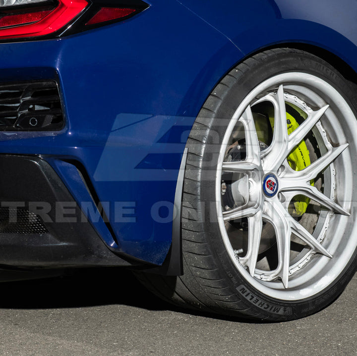 2022-Up Corvette C8 Z06 XL Extended Rear Mud Flaps Splash Guards