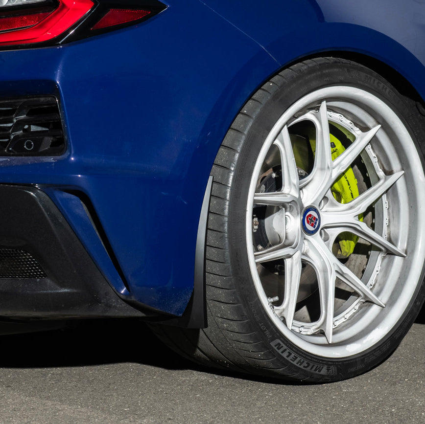 Corvette C8 Z06 Extended V2 Rear Mud Flaps Splash Guards