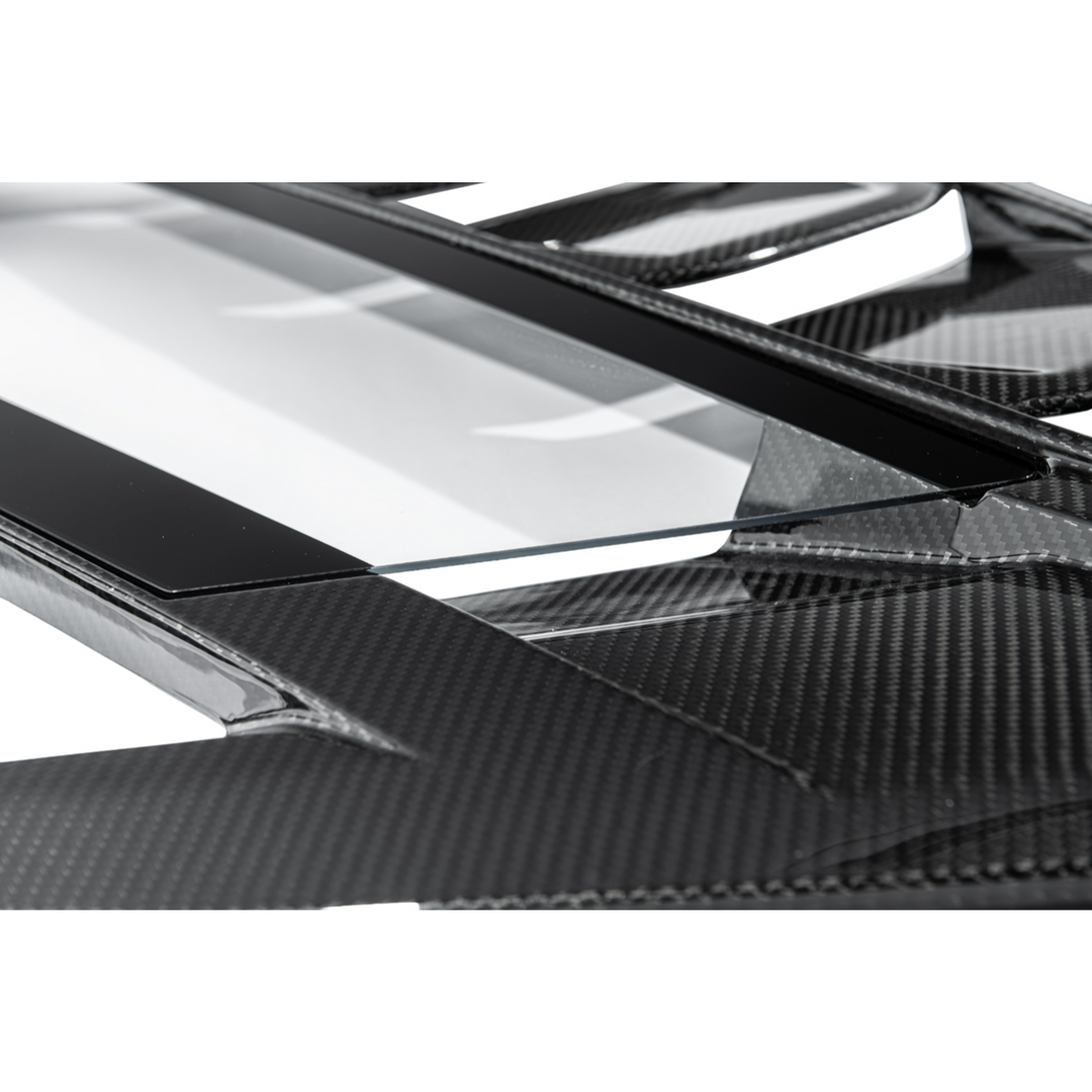 2020-Present Corvette C8 Coupe | C8 ZR1 Style Dry Carbon Fiber Rear Hatch Louver