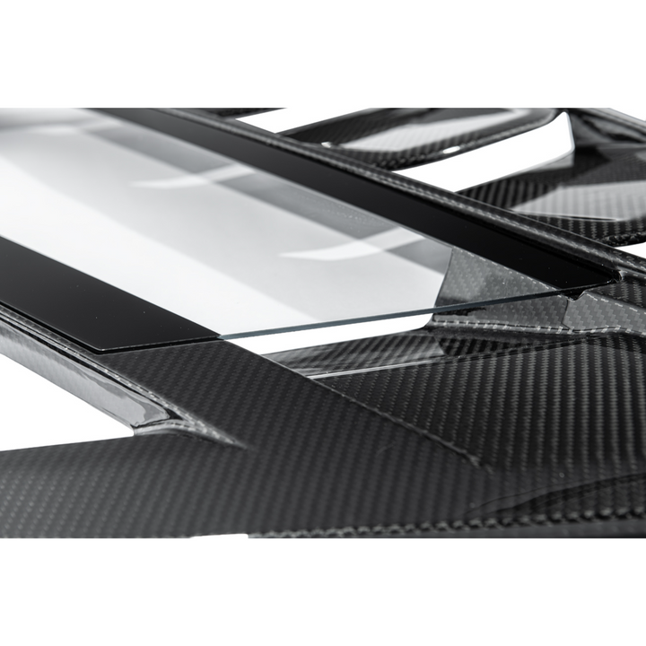 2020-Present Corvette C8 Coupe | C8 ZR1 Style Dry Carbon Fiber Rear Hatch Louver