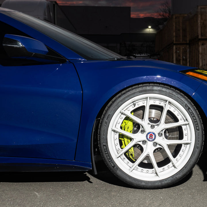 Corvette C8 Z06 XL Extended V2 Style Front Mud Flaps Guard