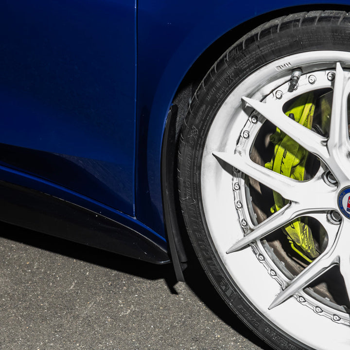 Corvette C8 Z06 XL Extended V2 Style Front Mud Flaps Guard