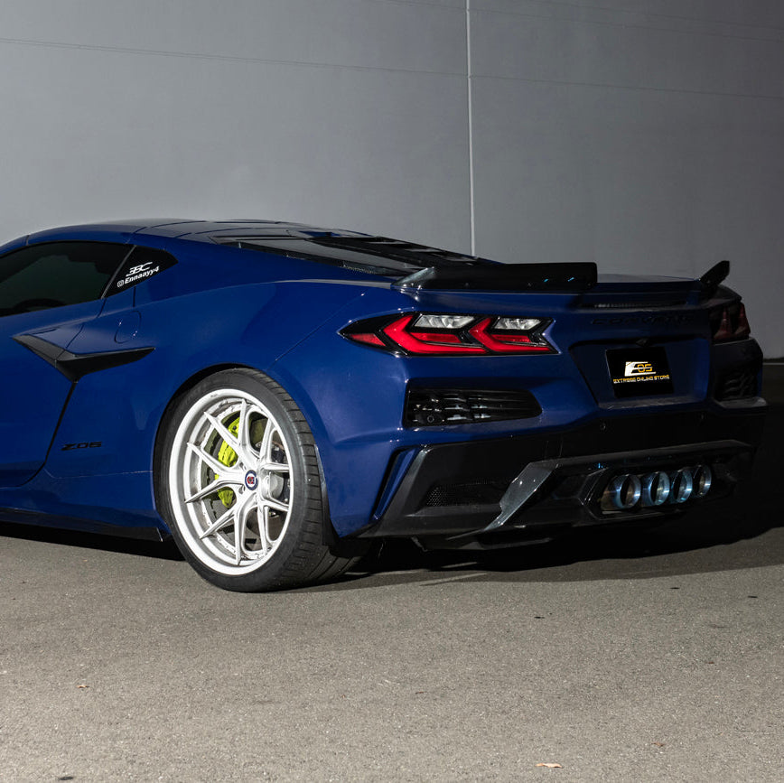 Corvette C8 Z06 Extended V2 Rear Mud Flaps Splash Guards
