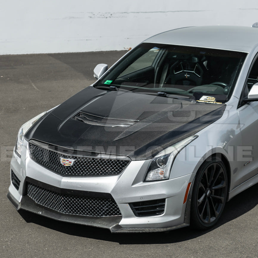 2016-19 Cadillac ATS-V Front Bumper Hood Vented Cover