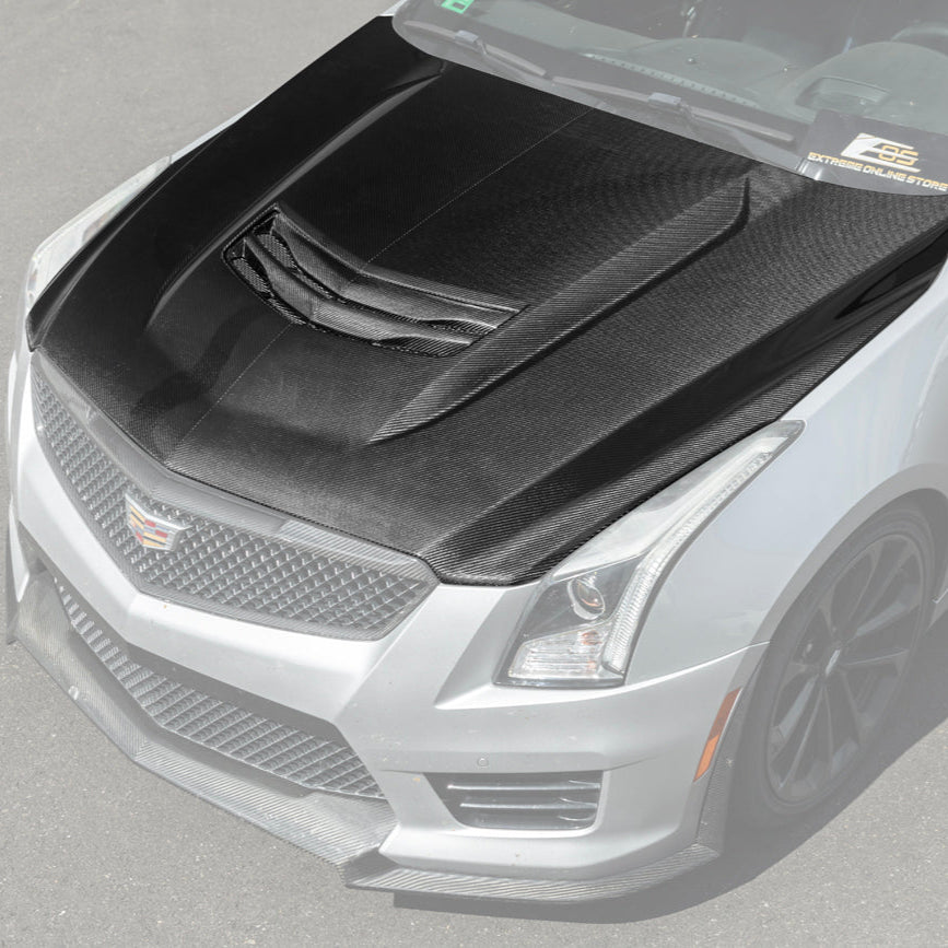 2016-19 Cadillac ATS-V Front Bumper Hood Vented Cover