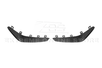 2020-Up Cadillac CT4-V Blackwing Front Lip Splitter Winglets & Side Skirts