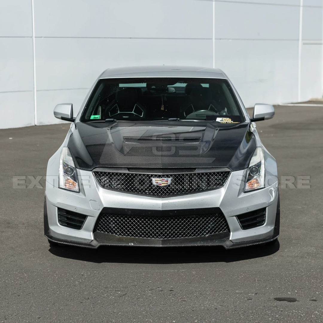 2016-19 Cadillac ATS-V Front Bumper Hood Vented Cover